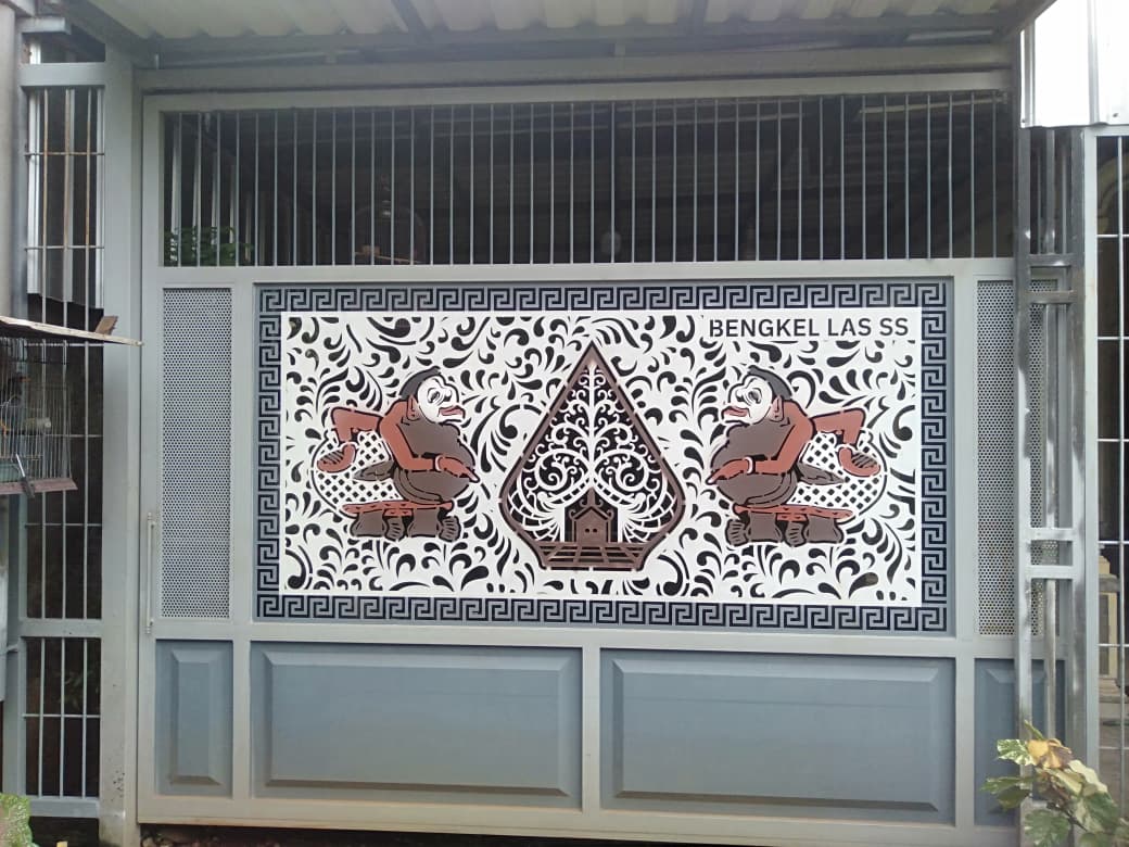 Pagar Laser Cut Motif Wayang Punakawan - Foto 2